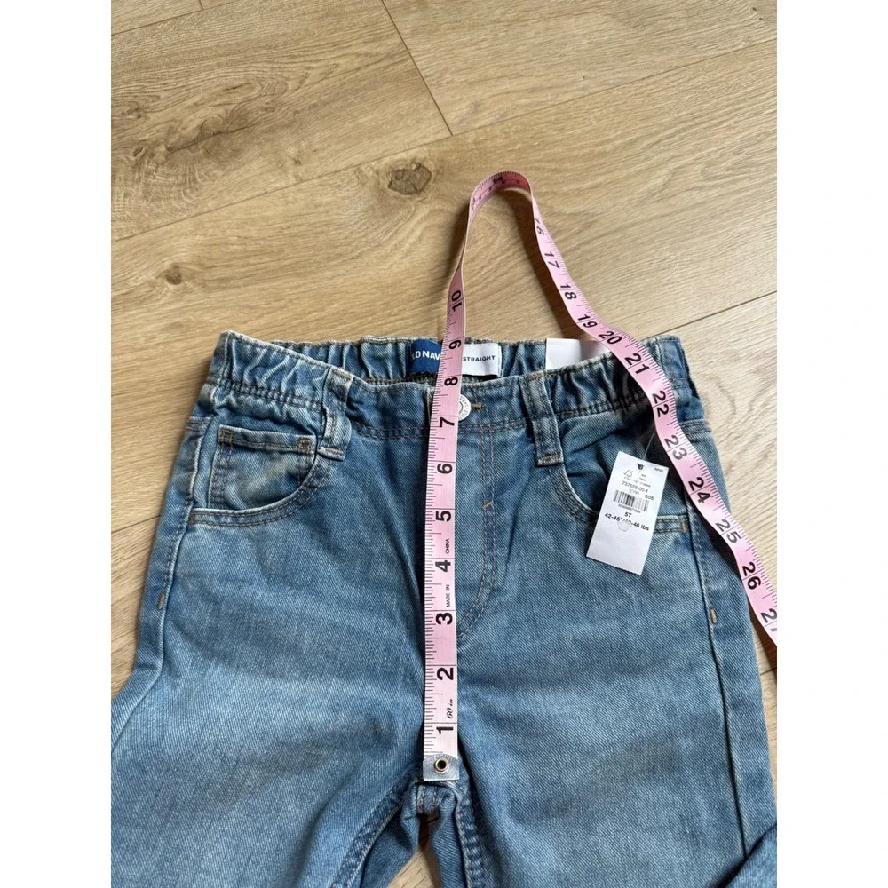 NWT Kids Girls Old Navy straight Jeans stretch‎ waistband size 5T